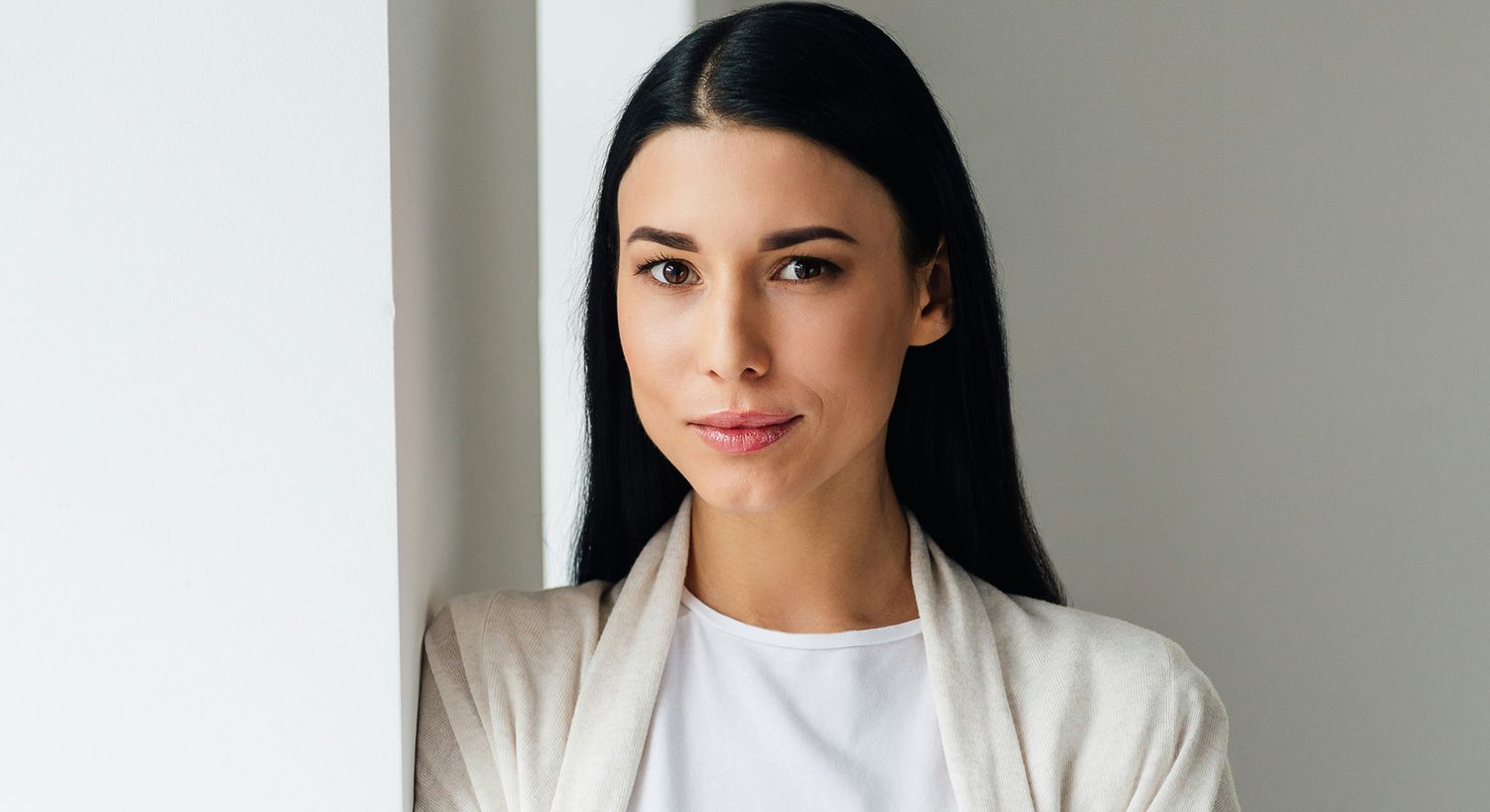 Solid vibrant orange background.